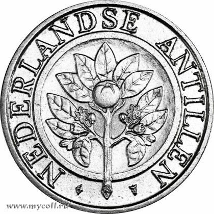 Нидерландские Антильские острова 10 центов, 1999 Регулярный выпуск