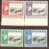 .. Uganda 1952.QEII. Trinidad&Tobago